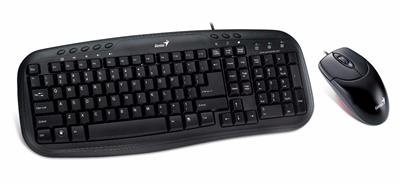 KIT TECLADO Y MOUSE GENIUS KM-200 USB