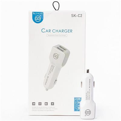 CARGADOR 12V AUTO CON 2 USB 3.1A DITRON SK-C2