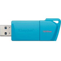 PENDRIVE 128GB KINGSTON USB 3.2 DATATRAVELER EXODIA M AQUA BLUE NEON