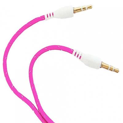 CABLE AUDIO 3.5 M/M 1M NETMAK NM-C66P PINK