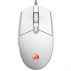 MOUSE NETMAK NM-EXPERTW WHITE RGB GAMER